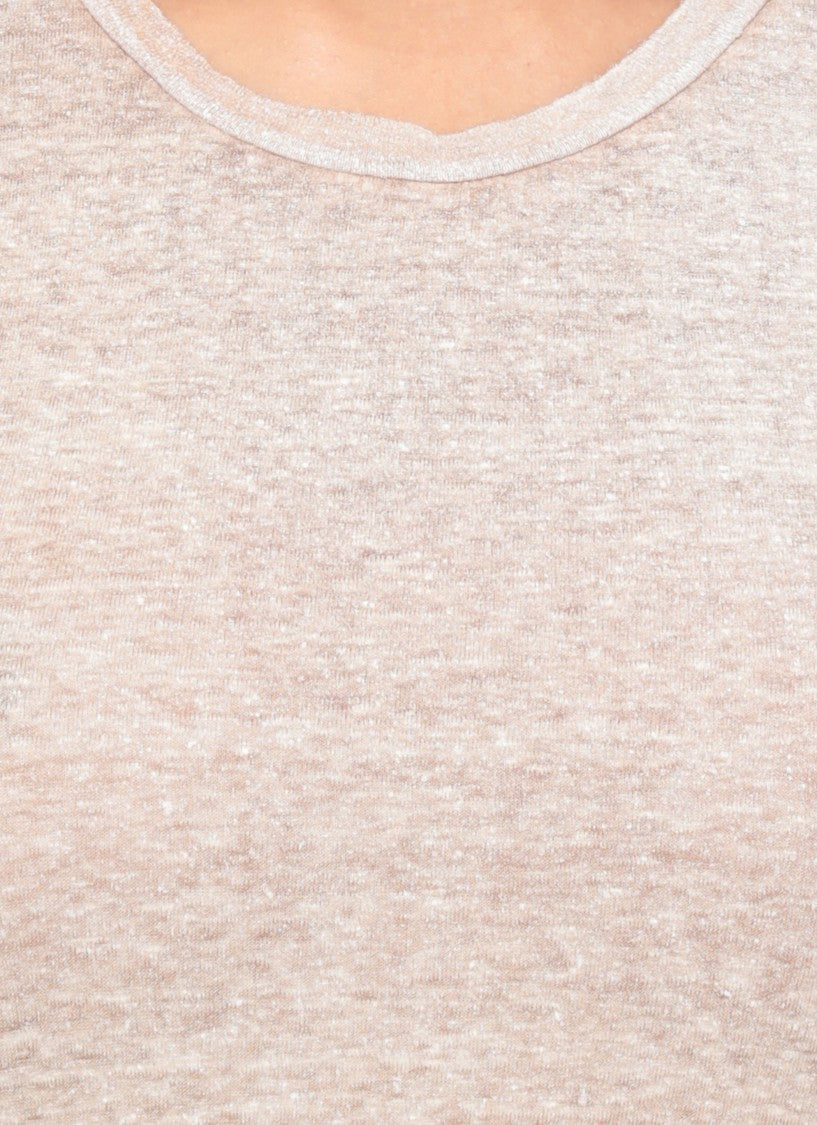 Avant Toi Linen Round Neck Tank Top