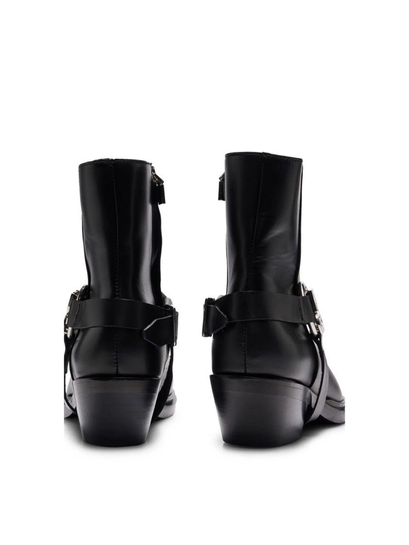 Hugo Boss Kody Stacked-Logo Ankle Boots