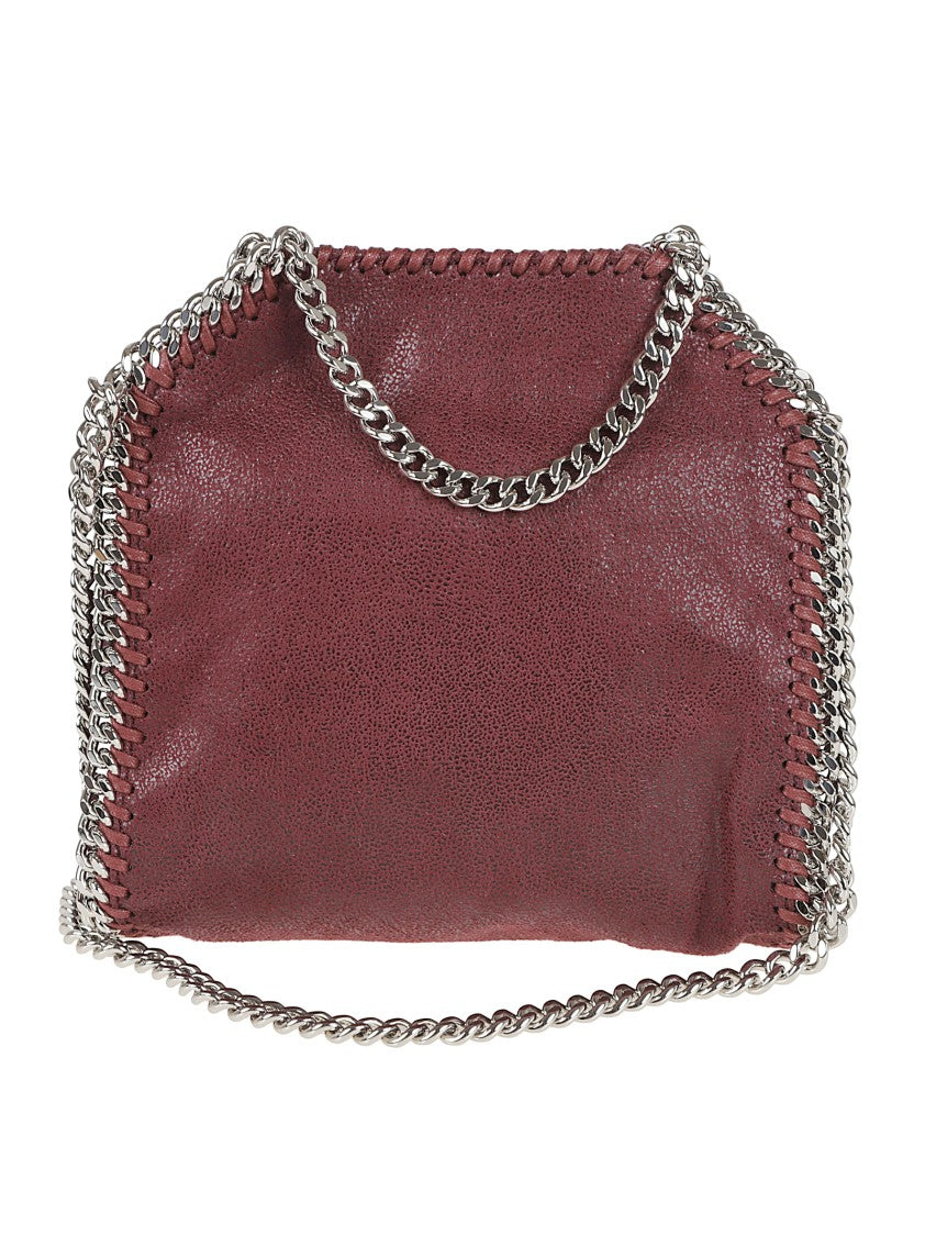 Stella Mccartney Tiny Tote Eco Shaggy Deer W/Palladium Color Chain