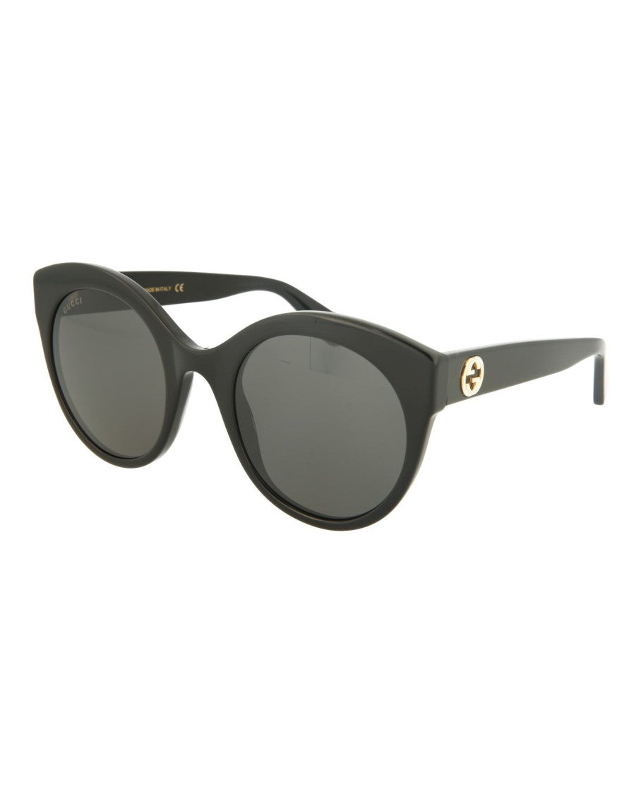 Gucci Round-Frame Acetate Sunglasses