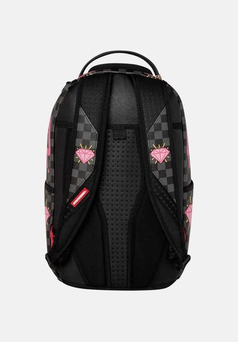 Sprayground Pink Panther Drippy Diamonds Backpack