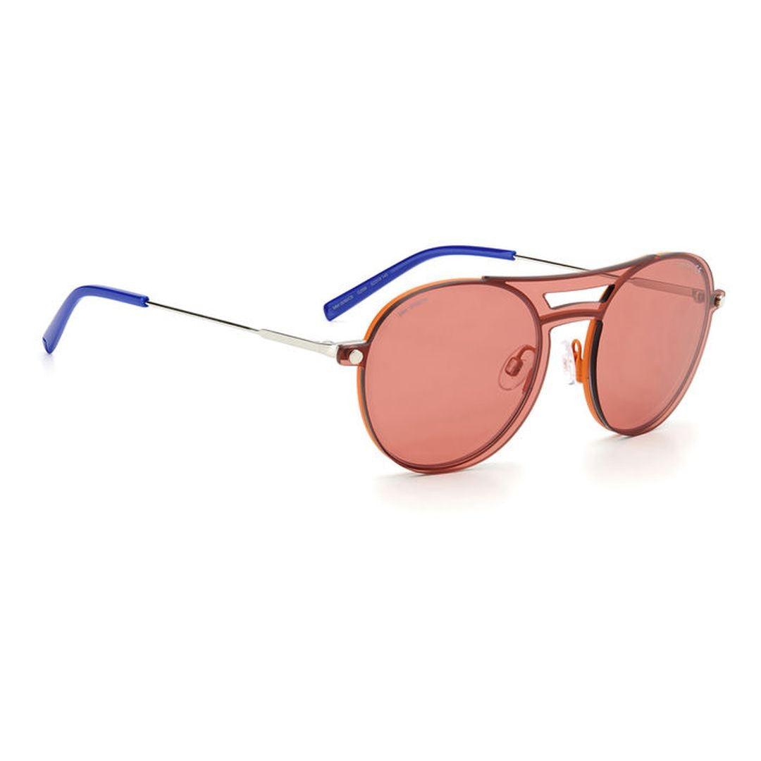 M Missoni Mmi 0056/Cs Aviator Sunglasses With Rose-Tinted Lenses