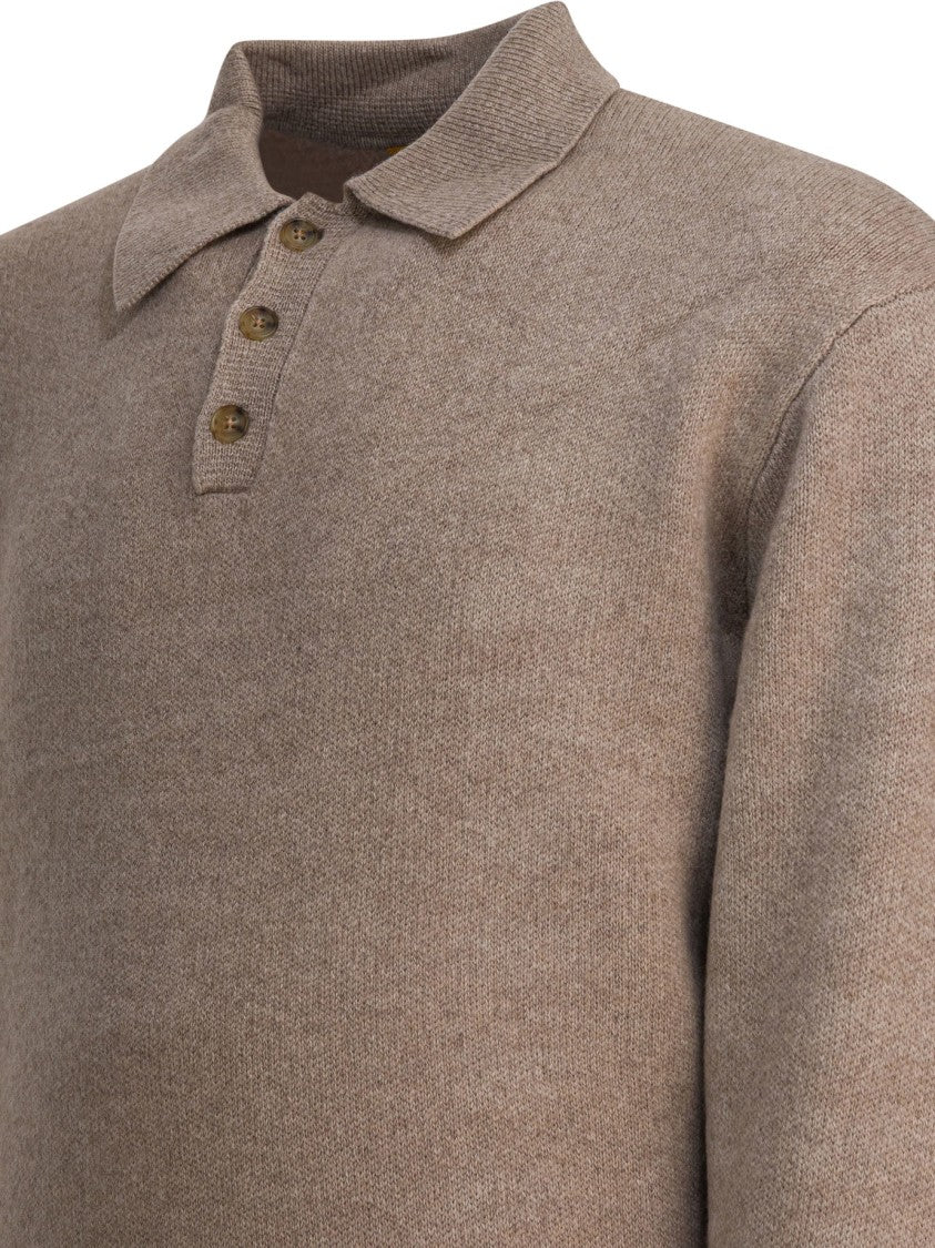 Guest In Residence Fine-Knit Cashmere Polo Shirt With Classic Collar