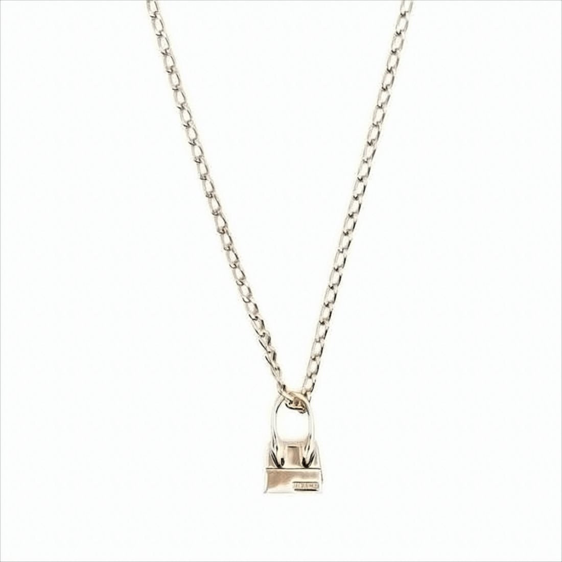 Jacquemus Gold-Tone Chain Necklace With Padlock Pendant
