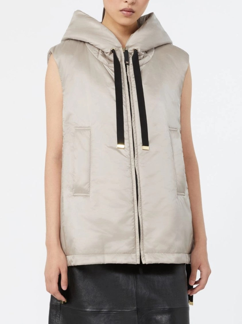 Max Mara Neutrals Greengo Padded Sleeveless Vest