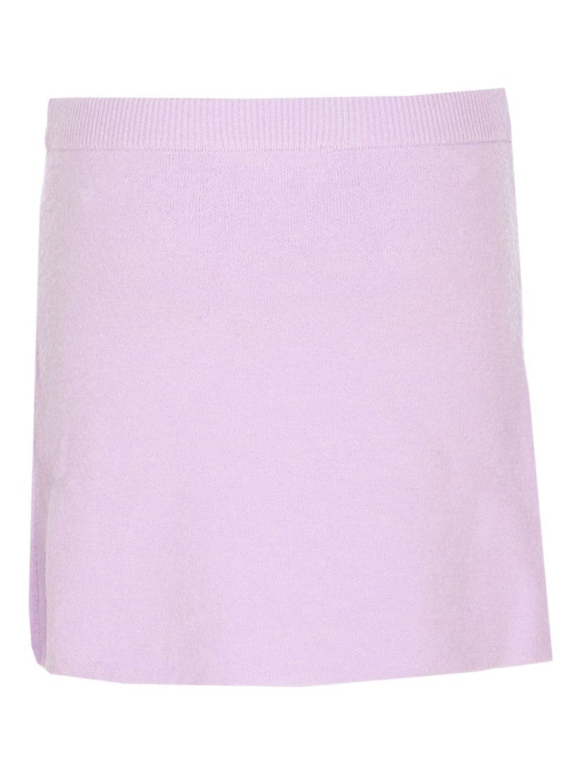 Self-Portrait Knit Skirt With Crystal Embellishments And Elegant Silhouette