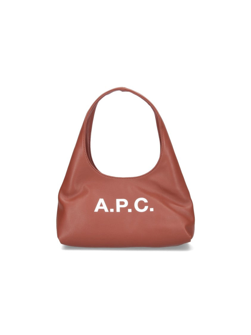 A.P.C. Brown Baby Ninon Shoulder Bag