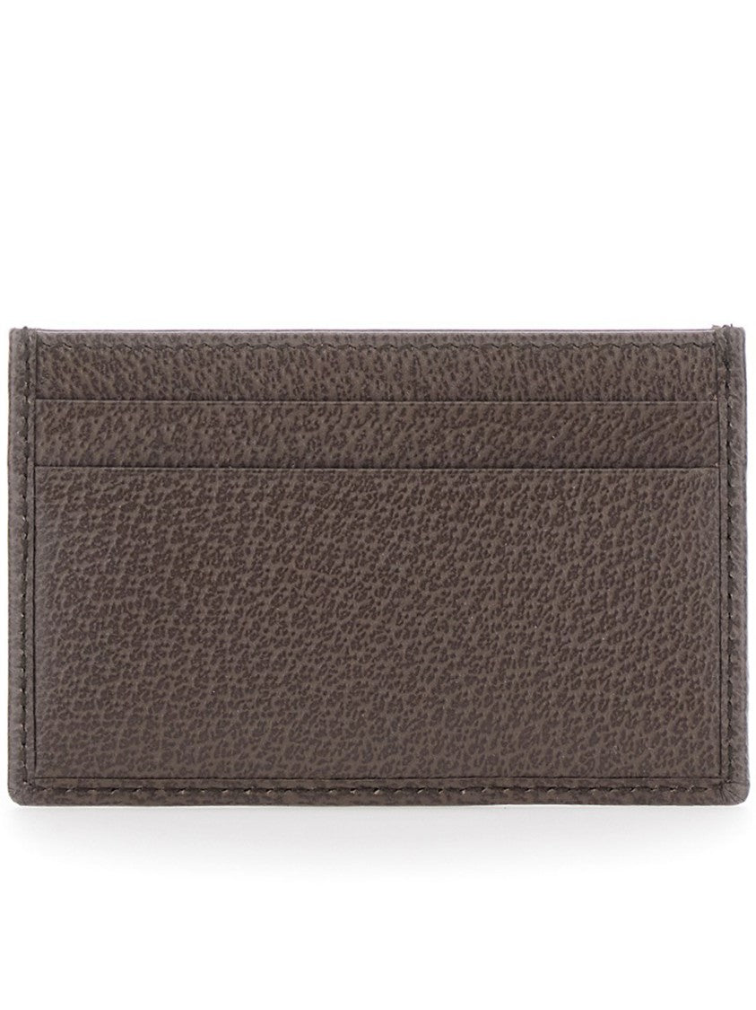 Gucci Ebony Gg Icon Slim Leather Cardholder
