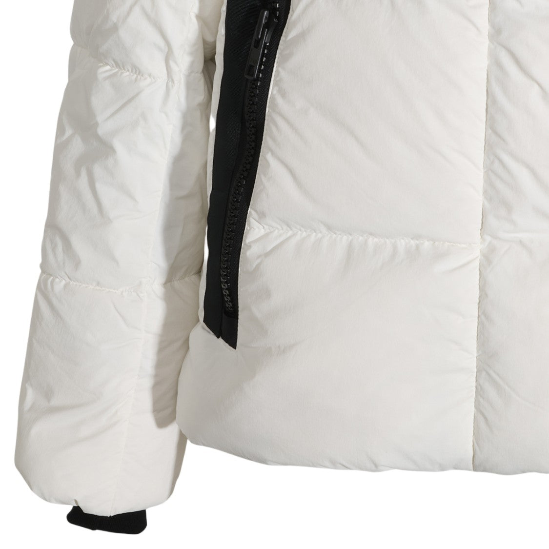 Canada Goose Puffer Coat With High Collar And Attached Hood