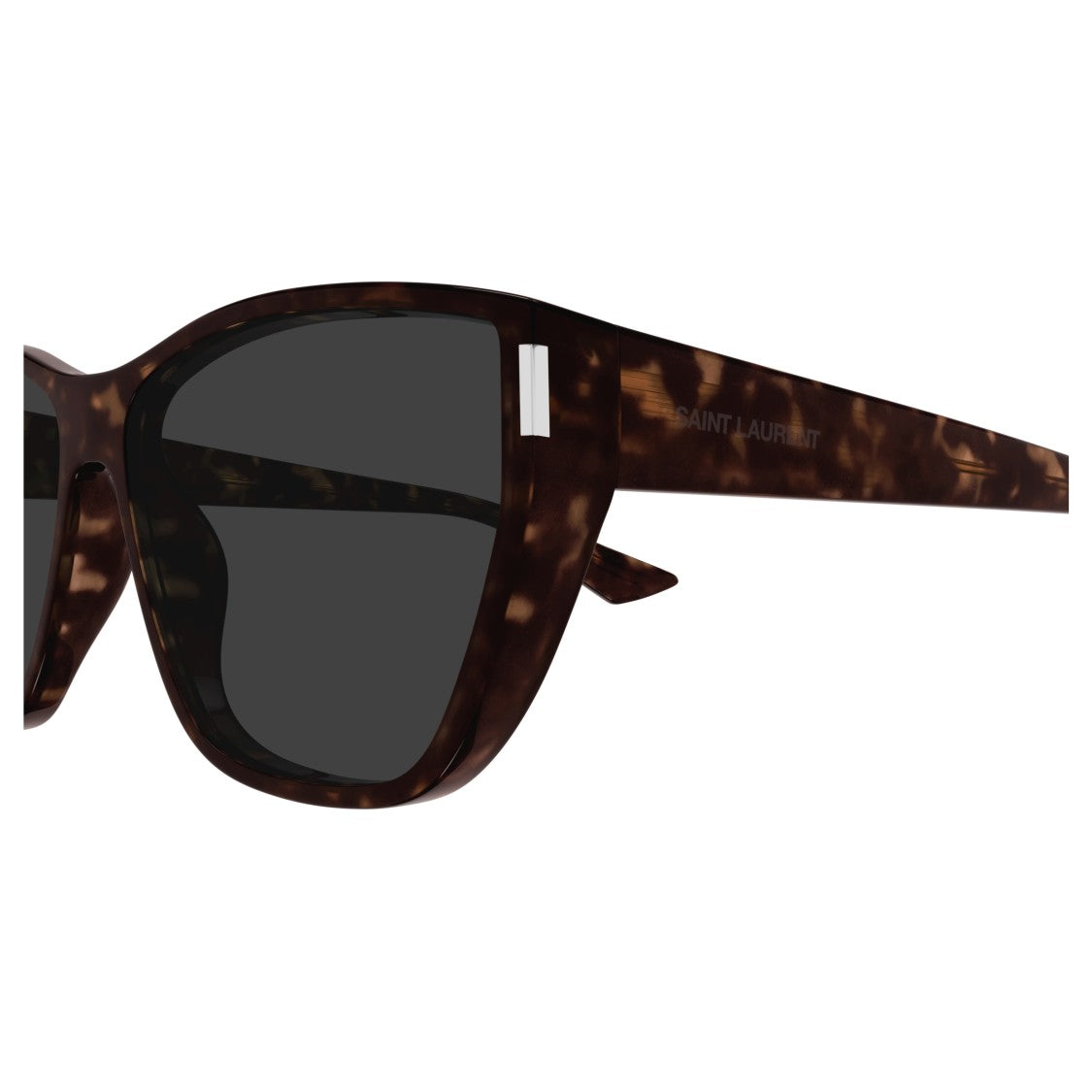 Saint Laurent Oversized Square Frame Tortoiseshell Sunglasses