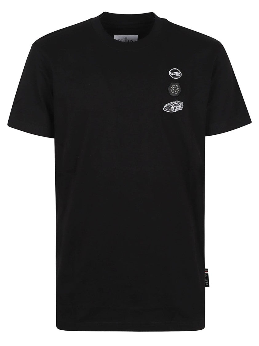 Philipp Plein Jersey T-Shirt Round Neck Ss Cars Racing