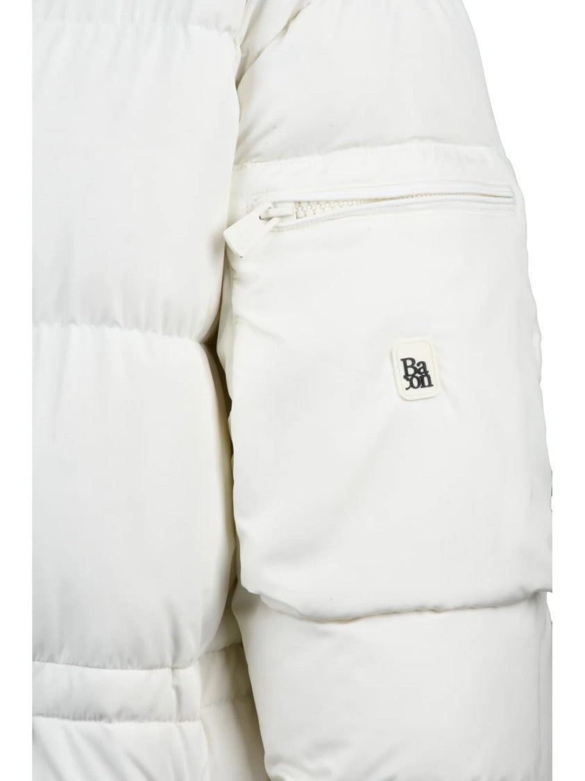Bacon White Polyester Cloud 78 Down Jacket