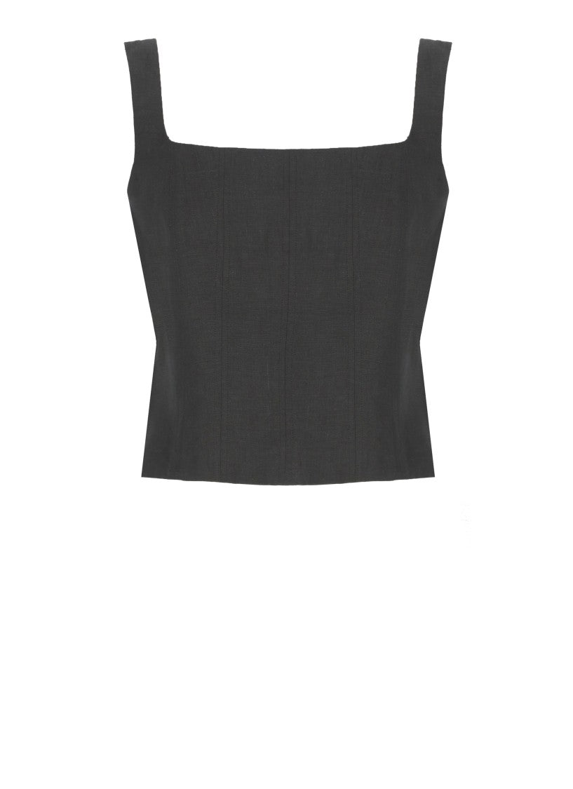 Nu Black Cropped Top