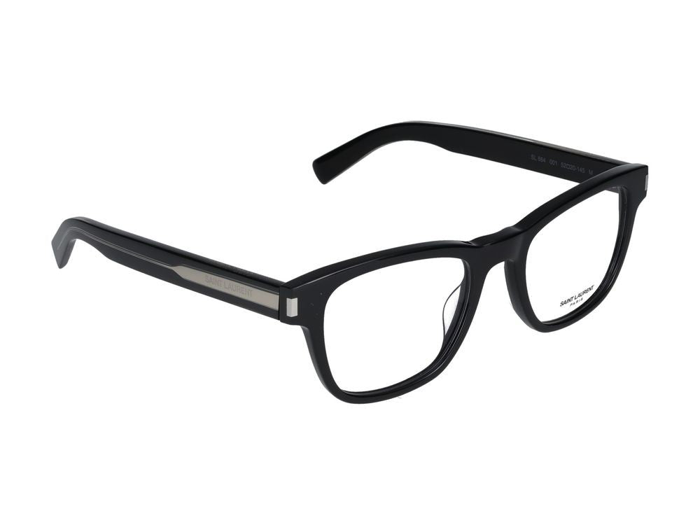 Saint Laurent Eyeglasses Sl 664 001 Black Crystal Transparent 52/20/145
