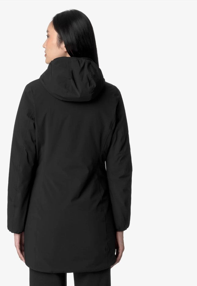 K-Way Reversible Padded Jacket With Adjustable Hood