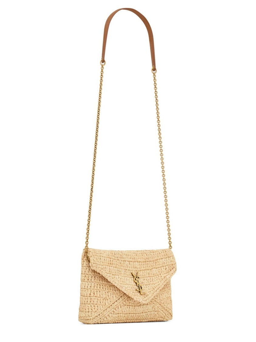 Saint Laurent Clutch Bag With Chain "Cassandras"