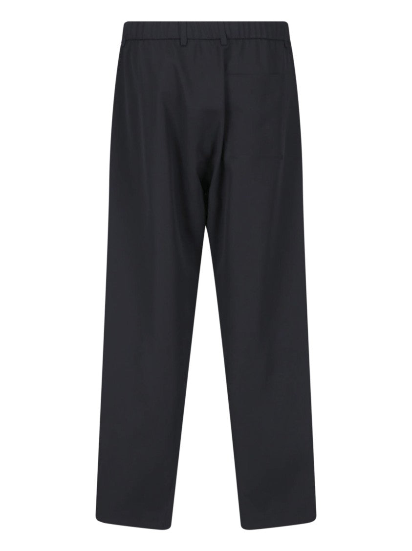 Massimo Osti Studio Black Wool Tailored Formal Pants