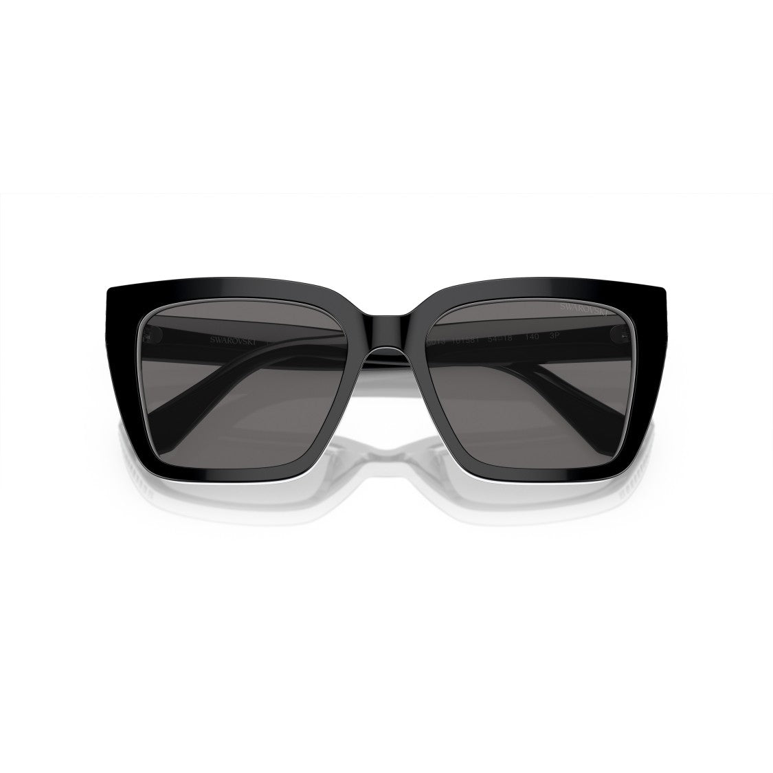 Swarovski 0Sk6013 Oversized Square Frame Sunglasses With Crystal Accents