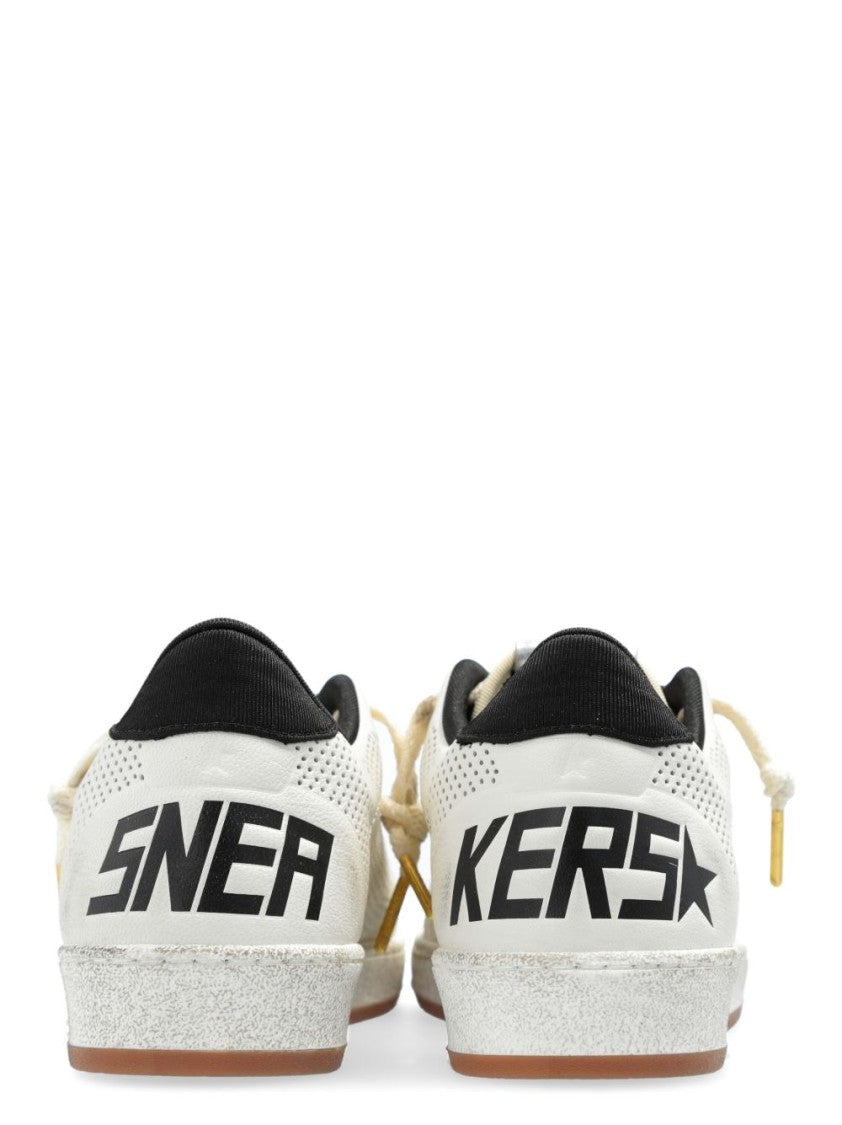 Golden Goose Low-Top Sneakers With Distressed Leather Finish