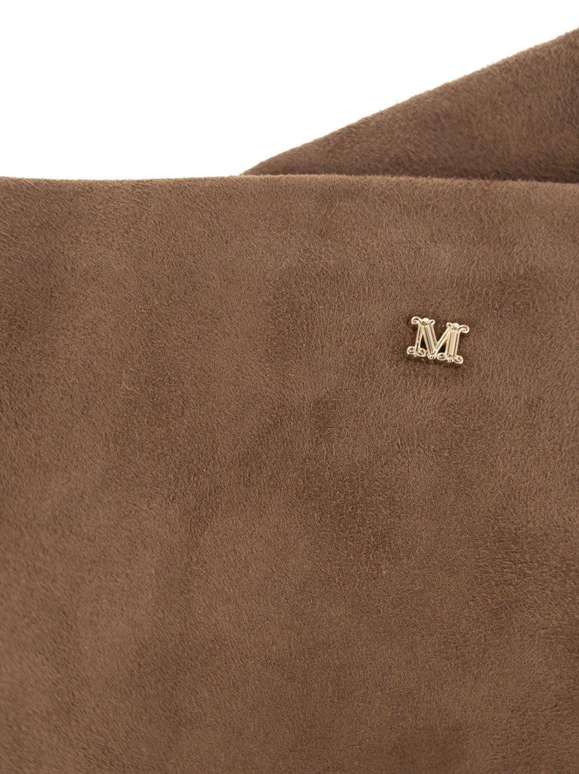 Max Mara Afideesuede - Long Suede Nappa Gloves