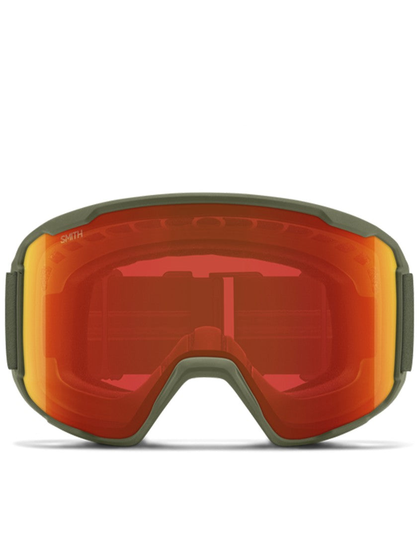Smith Olive Green Preview Reflective Ski Goggle