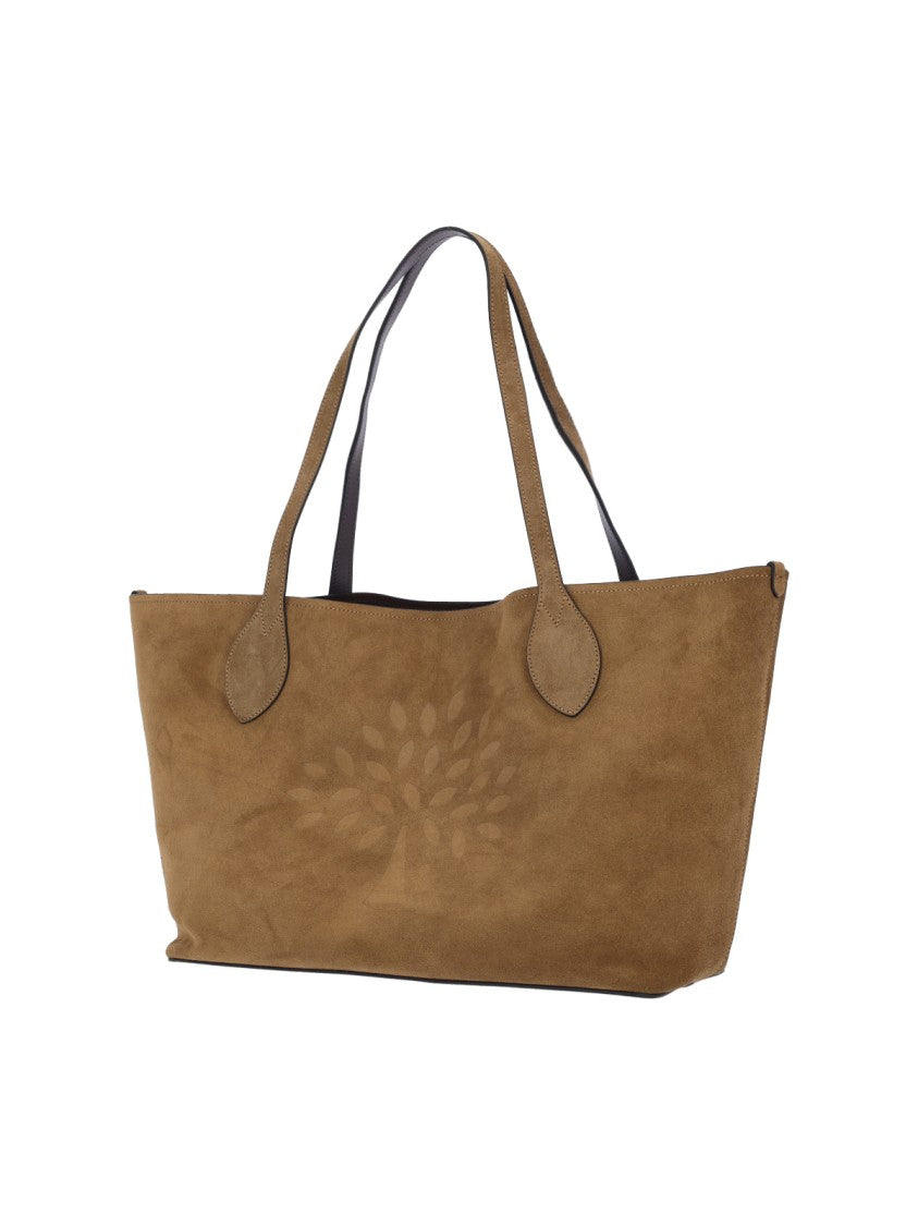 Mulberry "Tree" Tote Bag, In Brown Suede