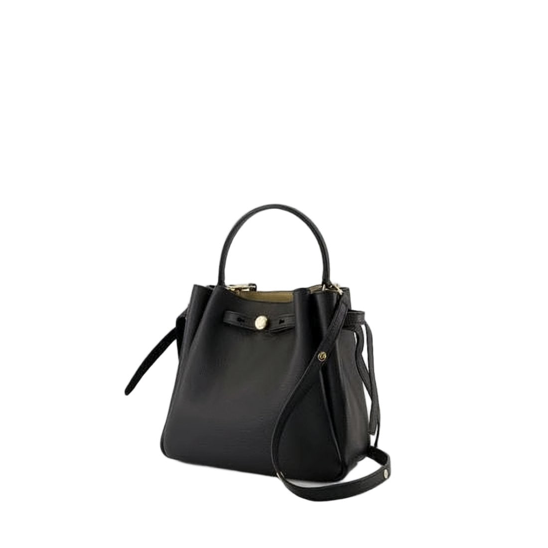 Tory Burch Structured Cowhide Leather Crossbody Bag With Gold-Tone Hardware