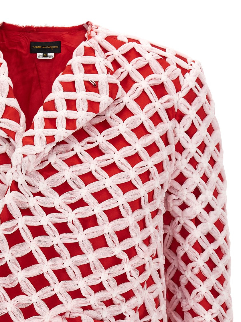 Comme Des Garçons Tulle Weave Blazer