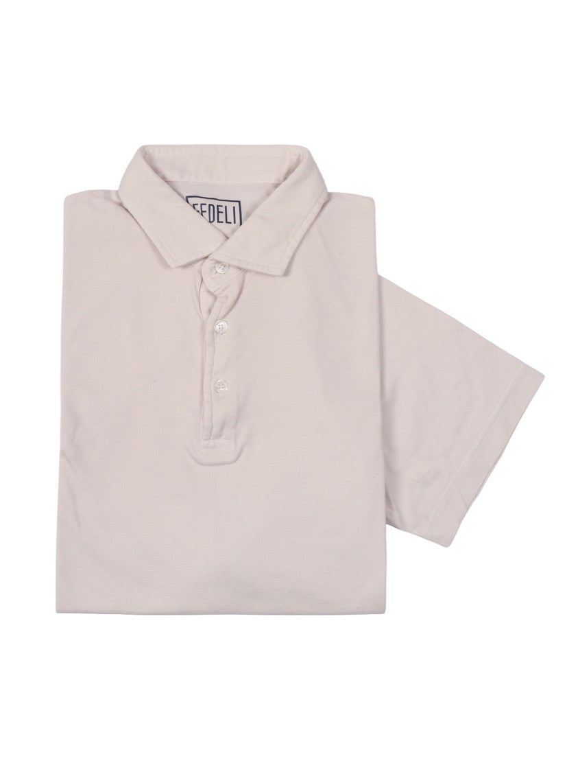 Fedeli Short Sleeve Knitted Polo Shirt