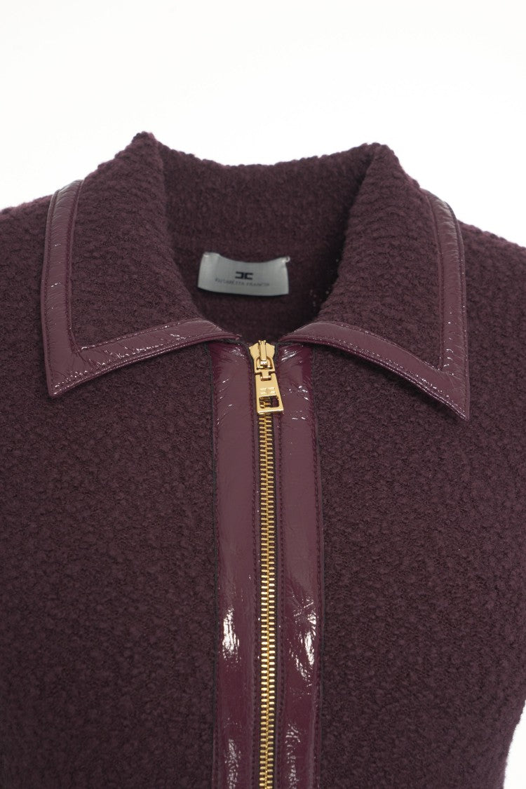 Elisabetta Franchi Bouclé Knit Dress