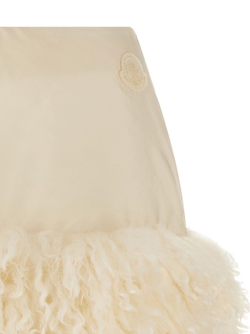 Moncler Teddy Insert Skirt