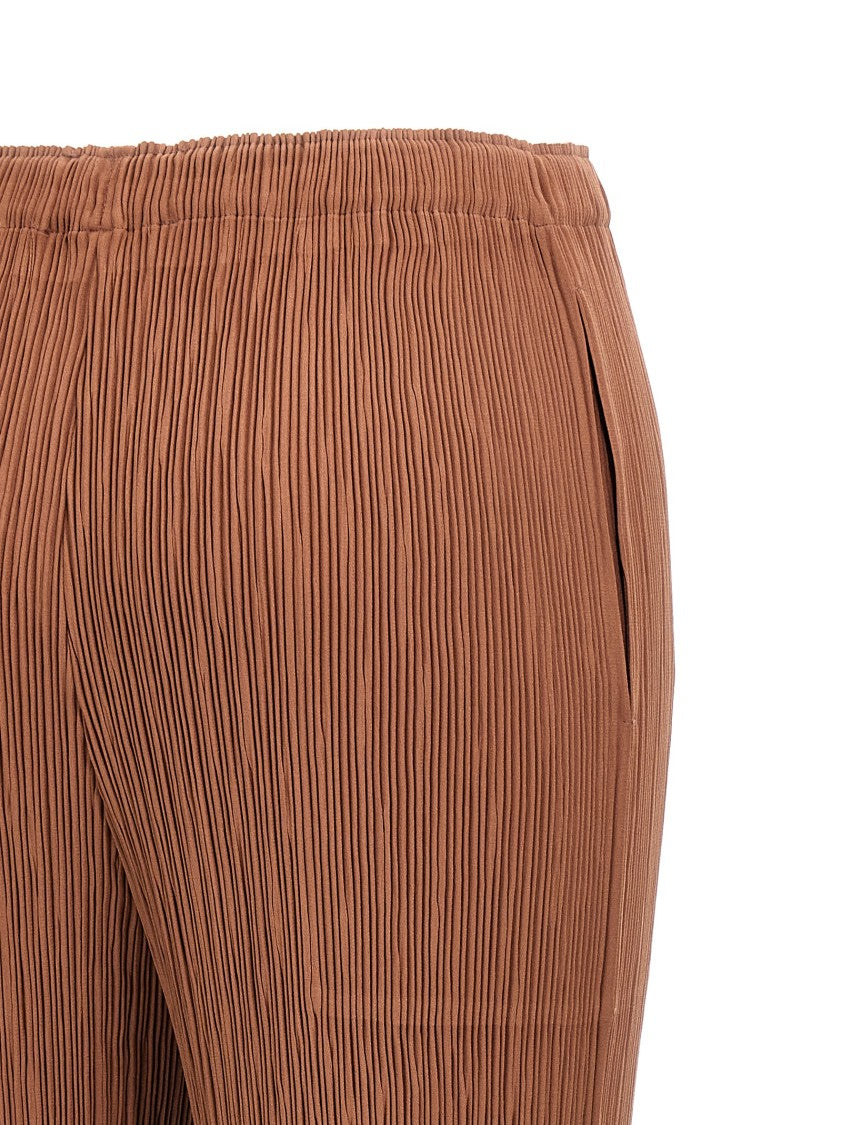 Issey Miyake Hatching Pleats' Pants