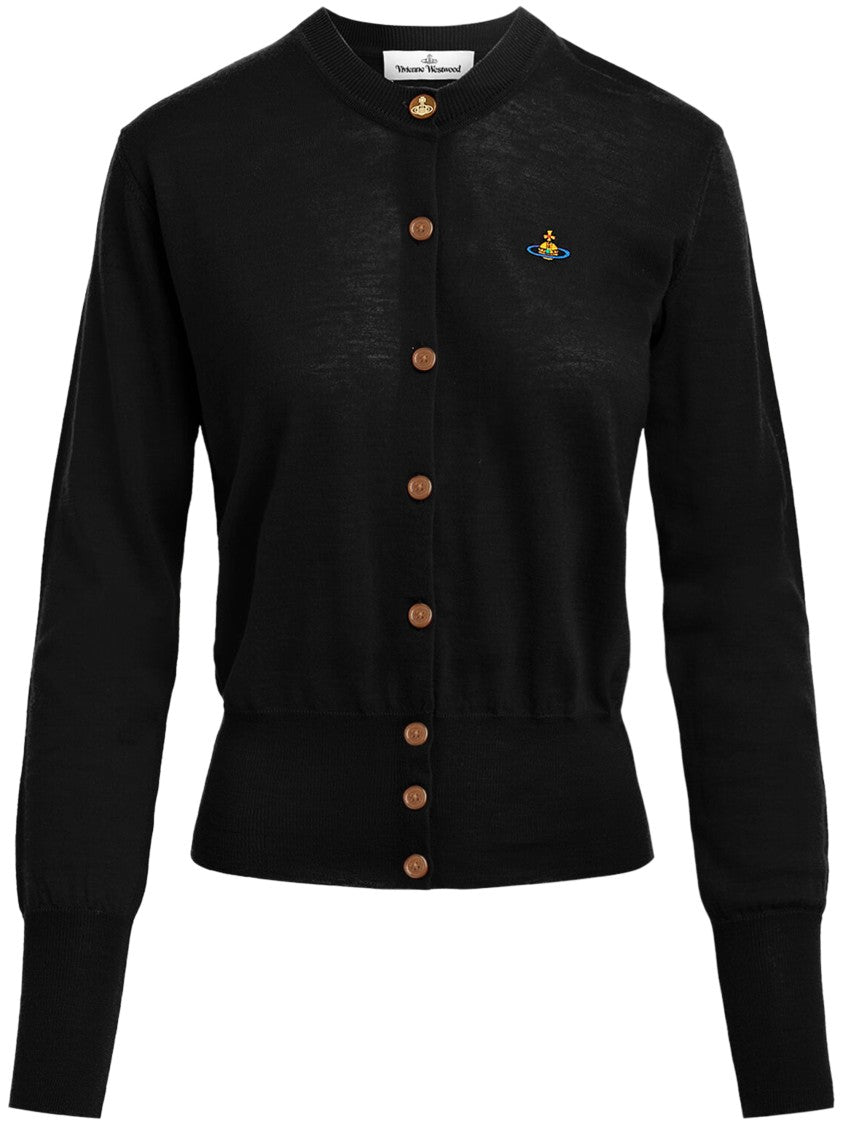 Vivienne Westwood Bea Fitted Cashmere-Blend Cardigan