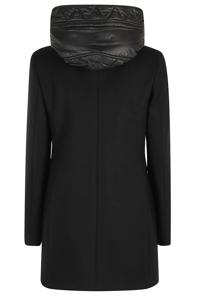 Fay Nylon Front Db Toggle Coat