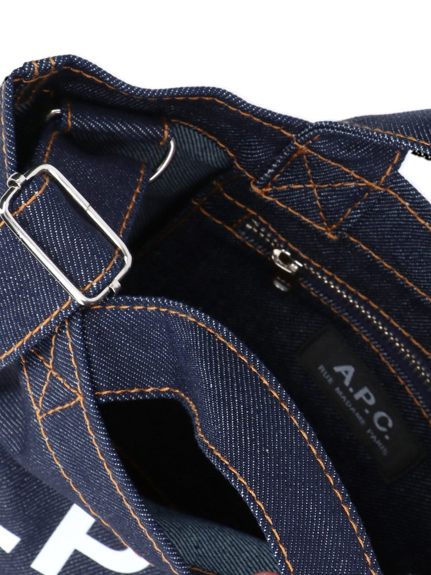 A.P.C. Mini Tote Bag "Axel" – Blue