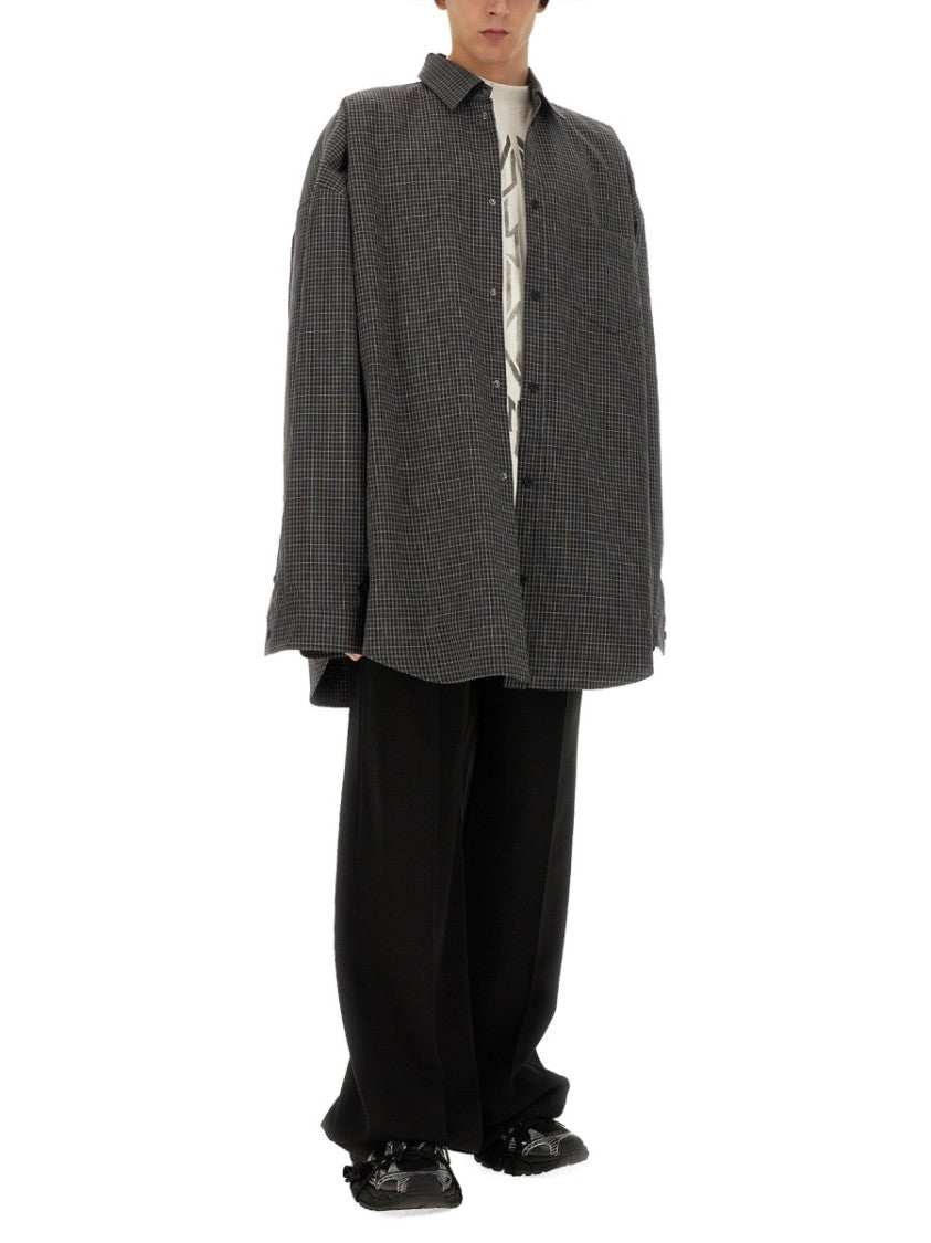 Balenciaga Relaxed Fit Oversized Outerwear Shirt