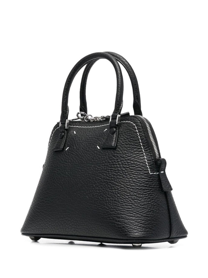 Maison Margiela Black Mini 5Ac Classique Handbag