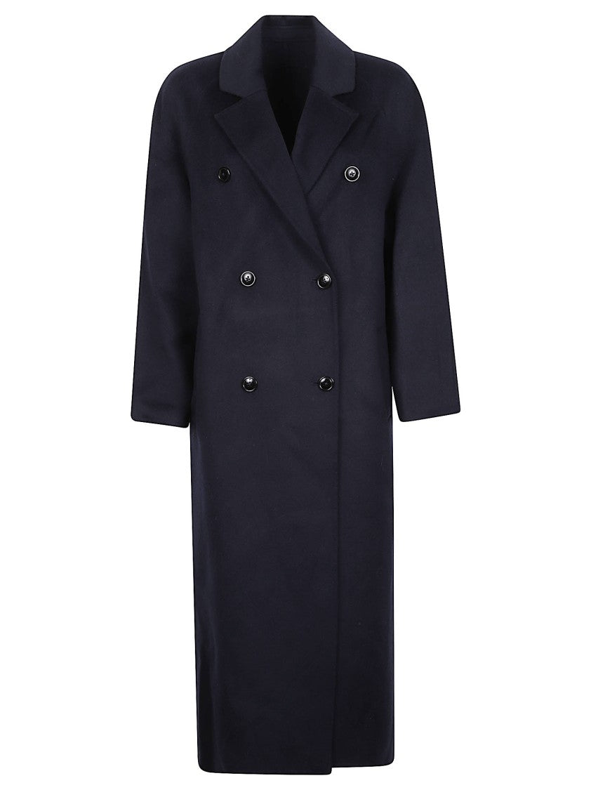 Loulou De Saison Irvin Double-Breasted Wool-Cashmere Long Coat