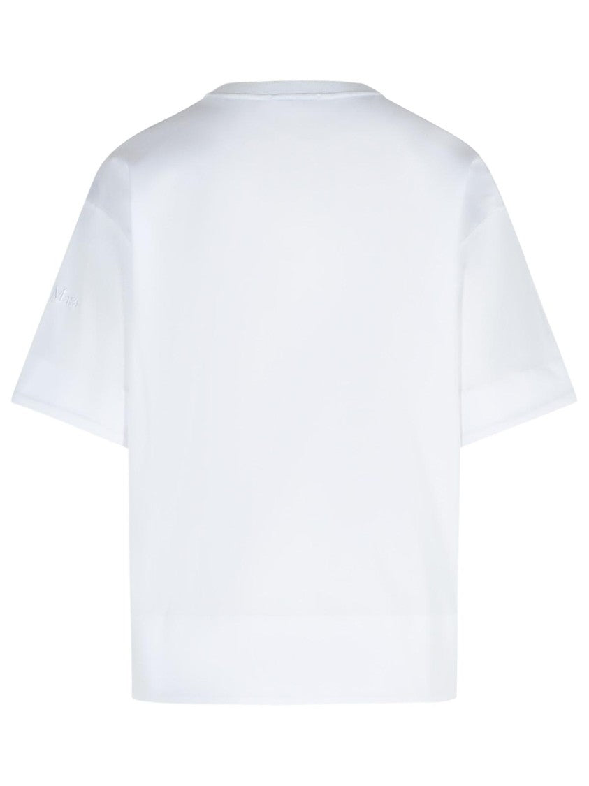 Max Mara Estella' White Cotton T-Shirt