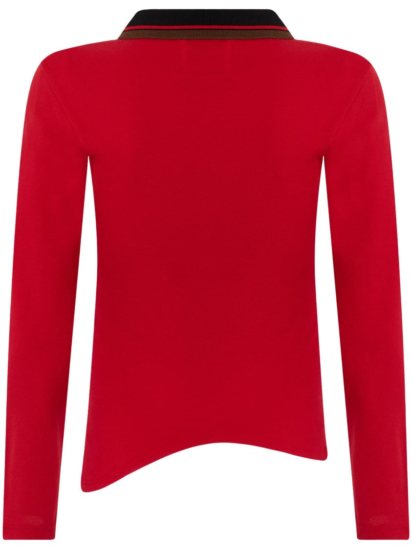 Vivienne Westwood Red Glory Long-Sleeve Polo Shirt