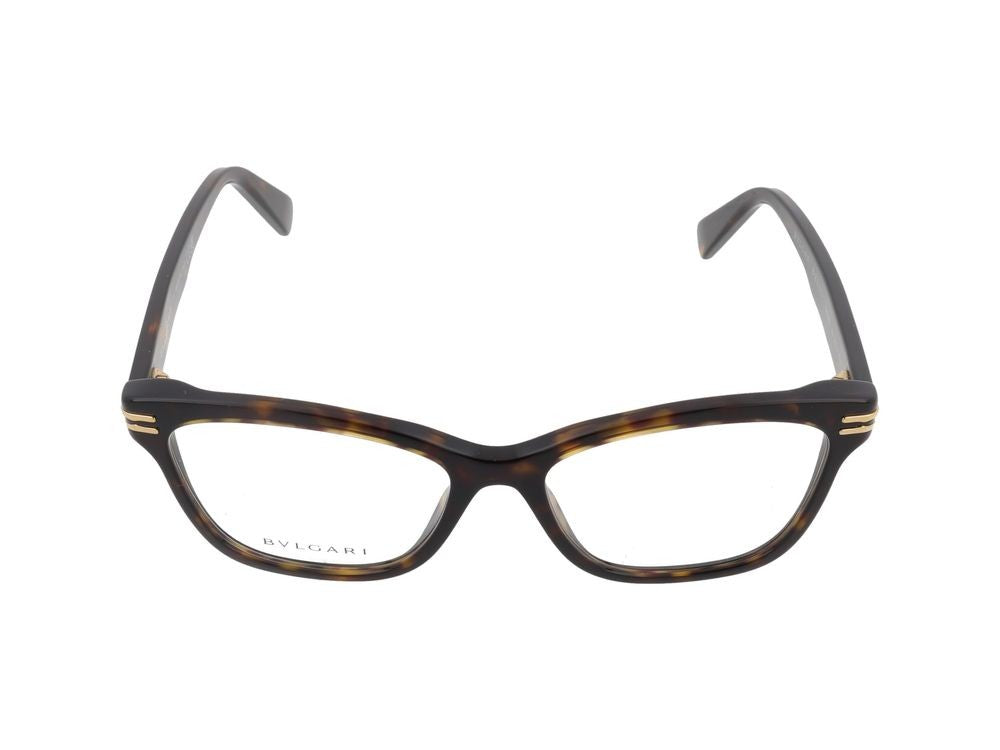 Bulgari Bv50009i Rectangular Cat-Eye Frame Glasses