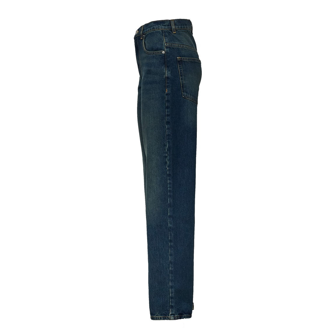 Isabel Marant Dromie Denim Pants With Straight Cut And Classic 5-Pocket Design