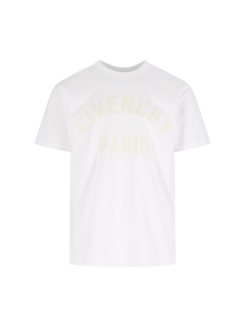 Givenchy White Tonal Logo Jersey T-Shirt