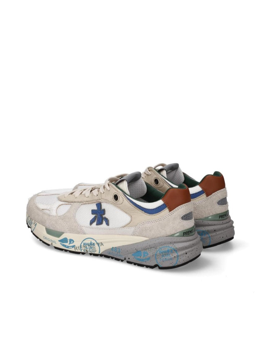 Premiata Multicolor Accent Lace-Up Sneakers