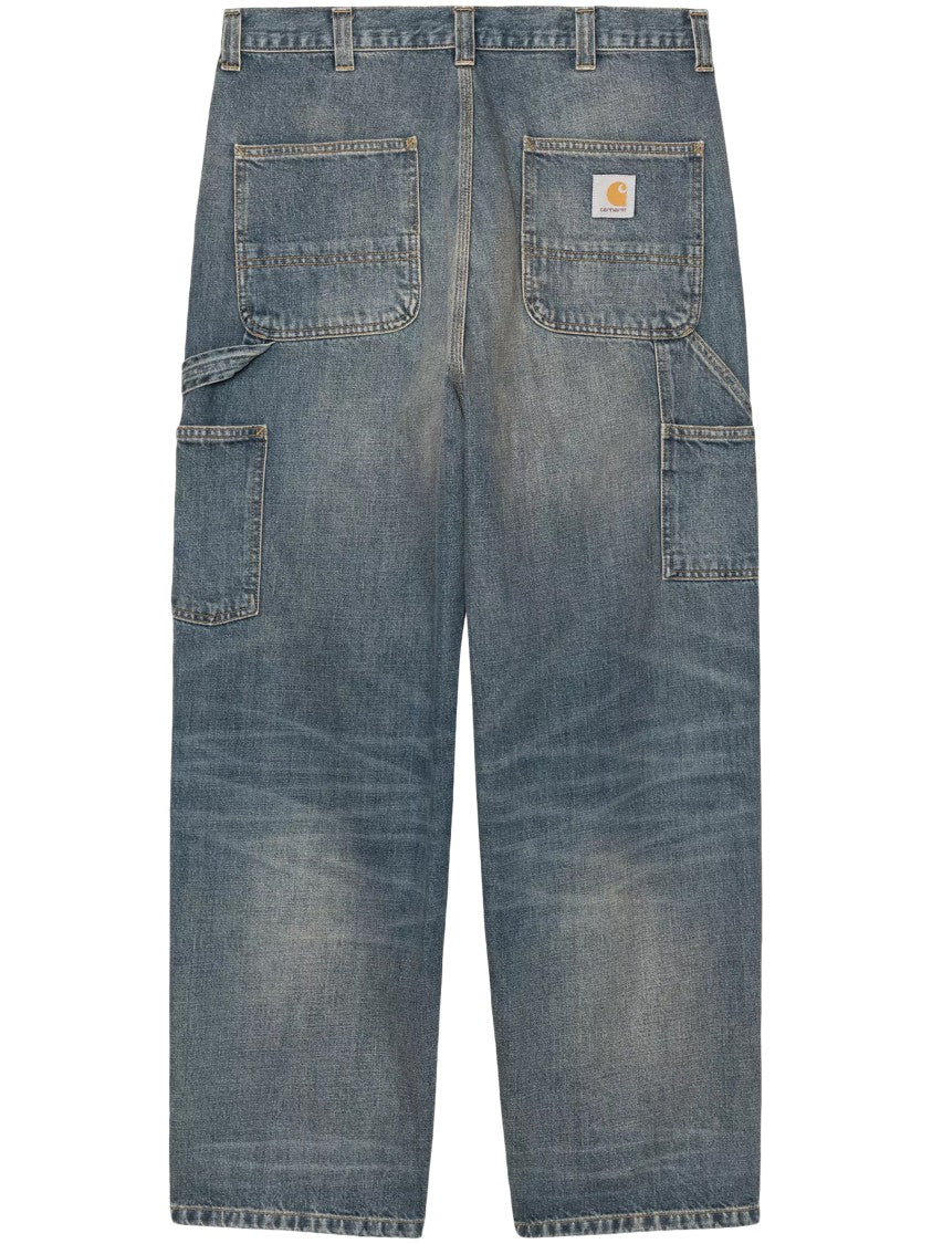 Carhartt Wip Og Single Knee Pant Wide-Leg Denim Trousers