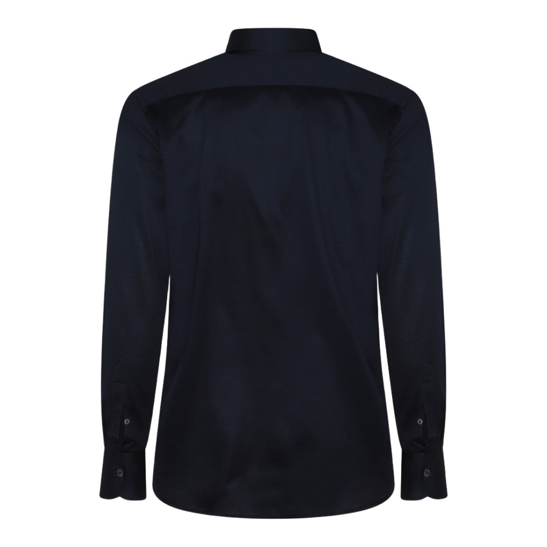 Canali Tailored Black Long-Sleeved Formal Shirt