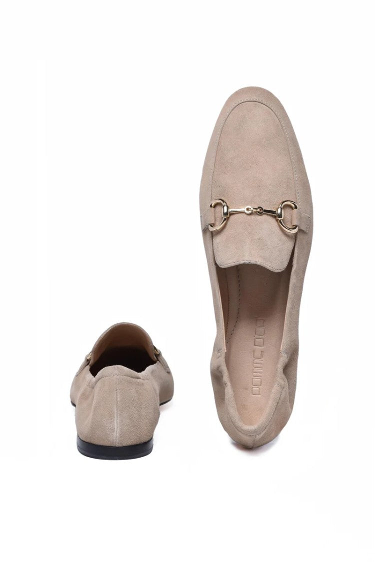 Pomme D'or Suede Leather Loafer - Beige
