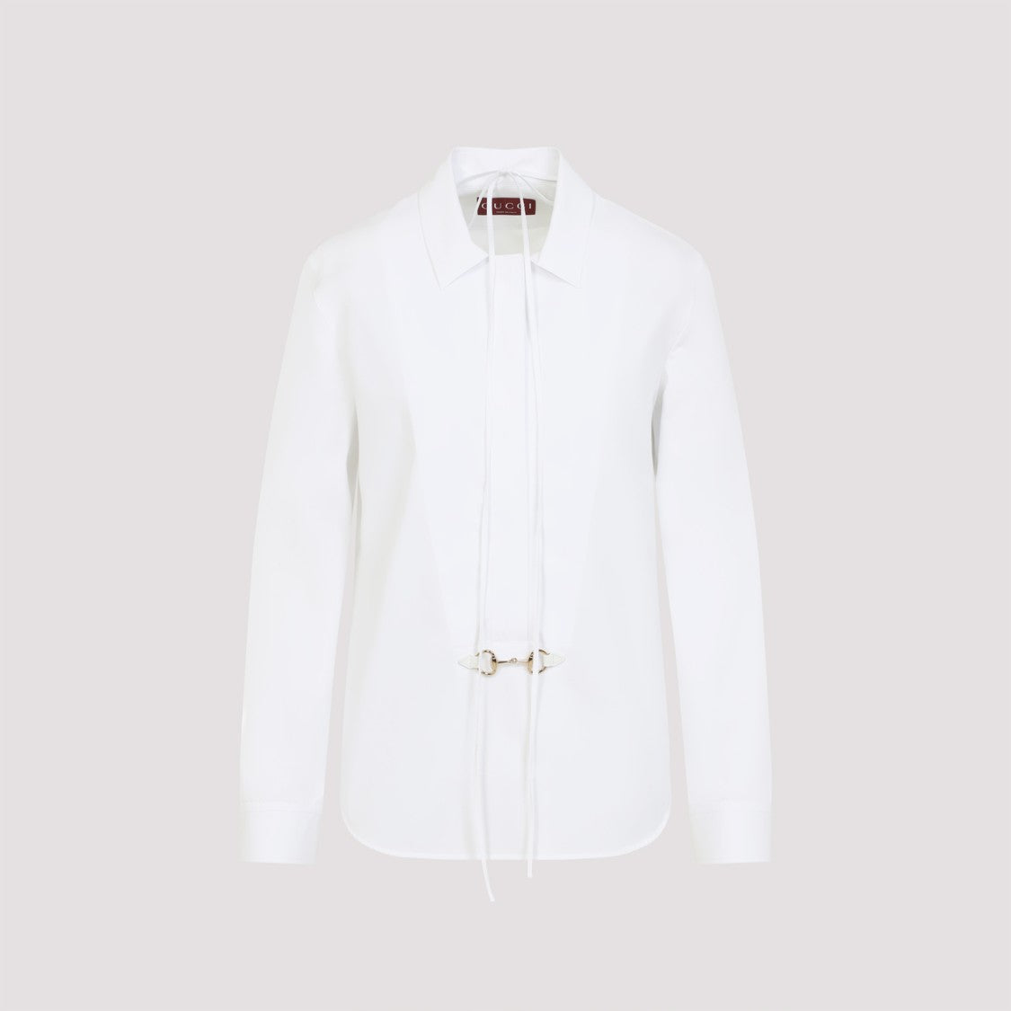 Gucci White Cotton Morsetto Shirt