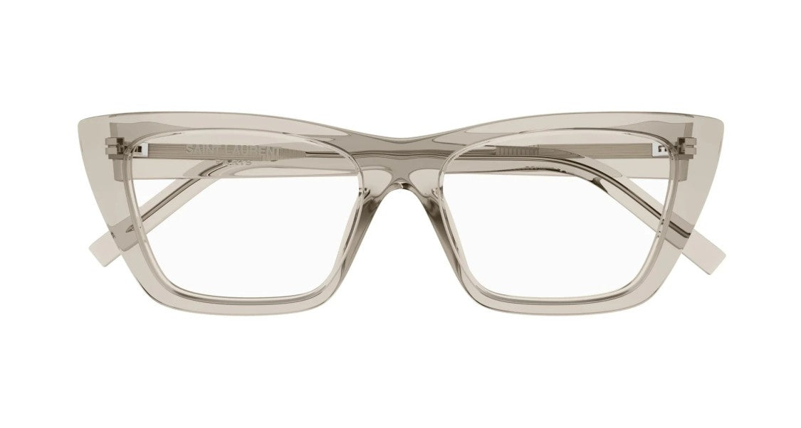 Saint Laurent Eyeglasses Sl 276 Mica Opt 005 Beige Beige Transparent 51/16/145