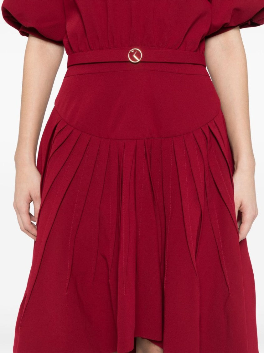 Saiid Kobeisy Jet Black Lace Mini Dress